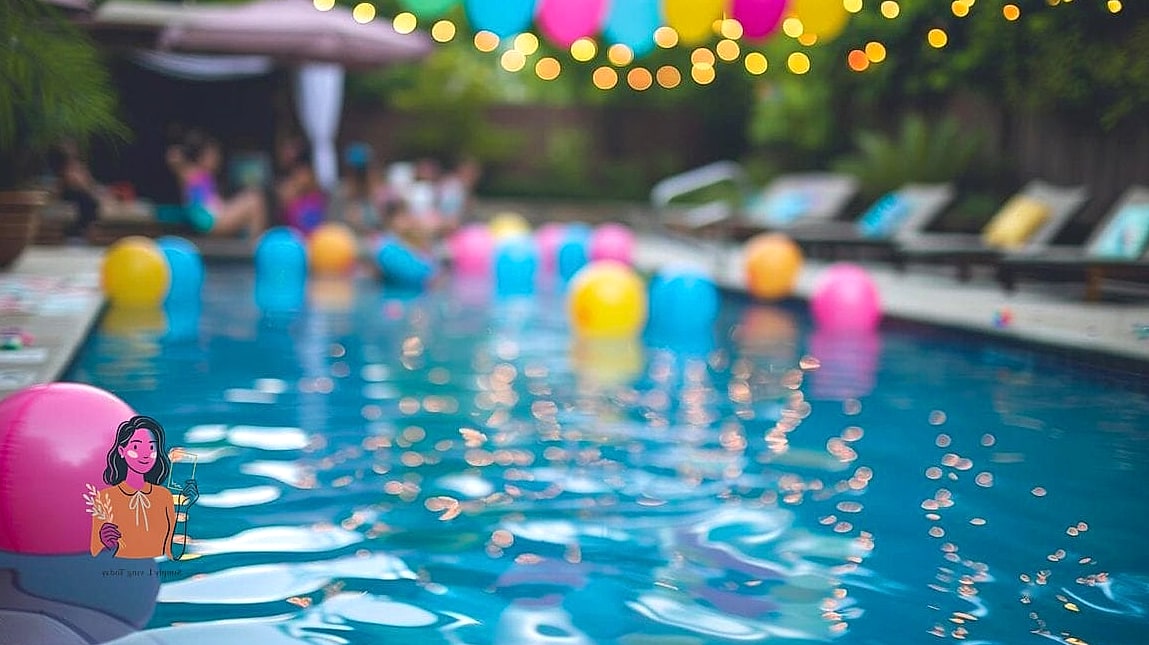 25 Incredible Pool Party Ideas Worth Stealing Right Now 12 Poolside Photo Booth Corner