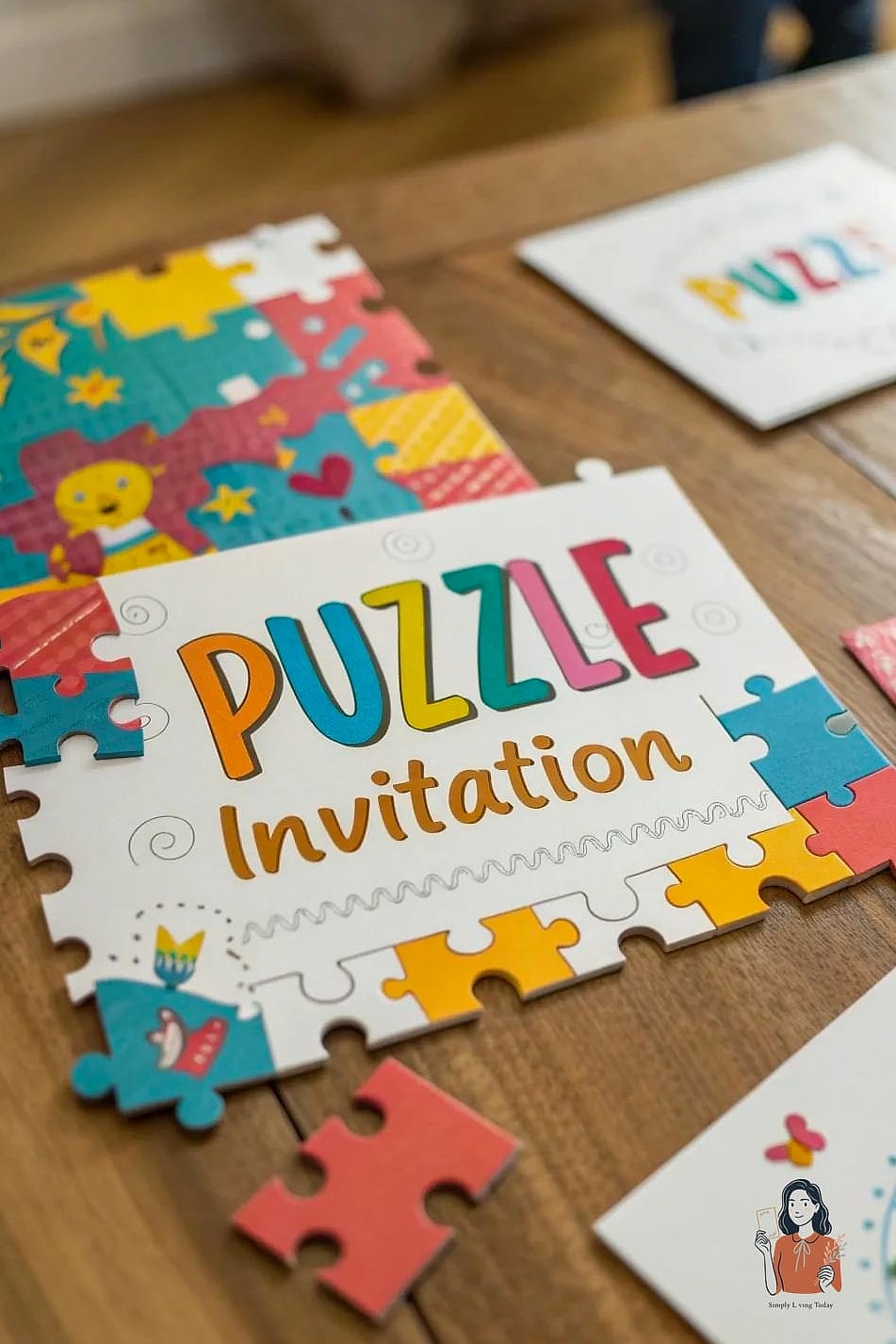 28 Simple Diy Invitations You Can Make This Weekend 6 Puzzle Piece Invitations