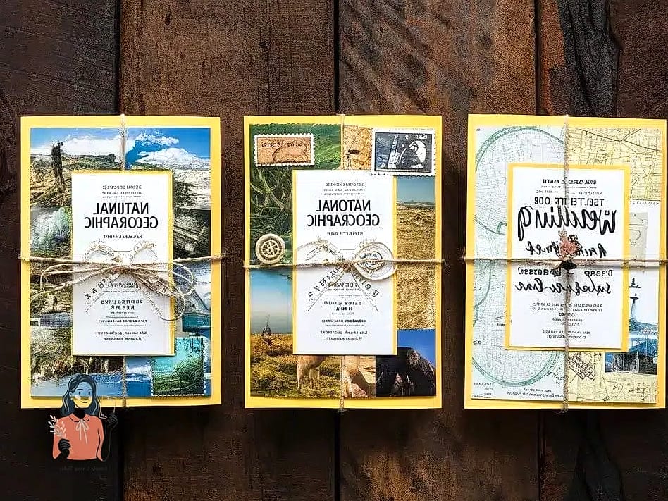 28 Simple Diy Invitations You Can Make This Weekend 26 Recycled Material Invitations