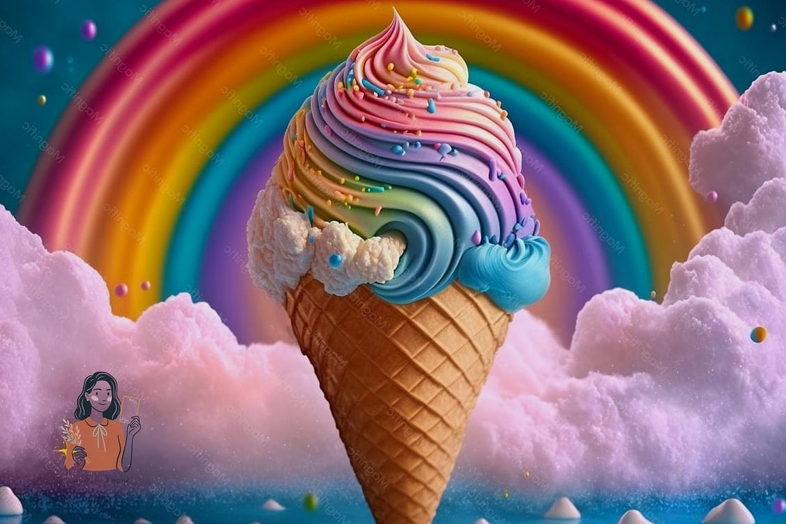 Retro Rainbow Sprinkle Party