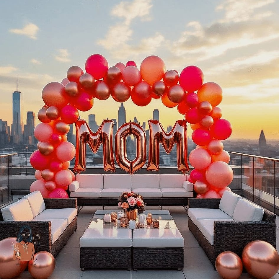 21 Stunning Mothers Day Party Ideas to Make It Truly Memorable 11 Rooftop or Balcony Sunset Party