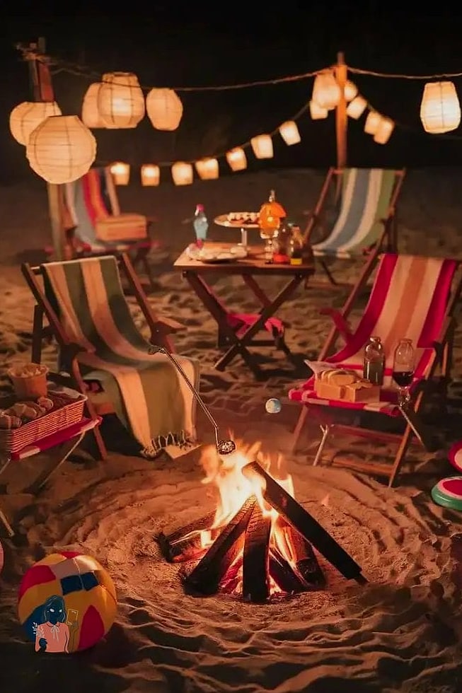 28 Adorable Outdoor Party Ideas That Are Absolutely Perfect 21 Rustic Bonfire Party