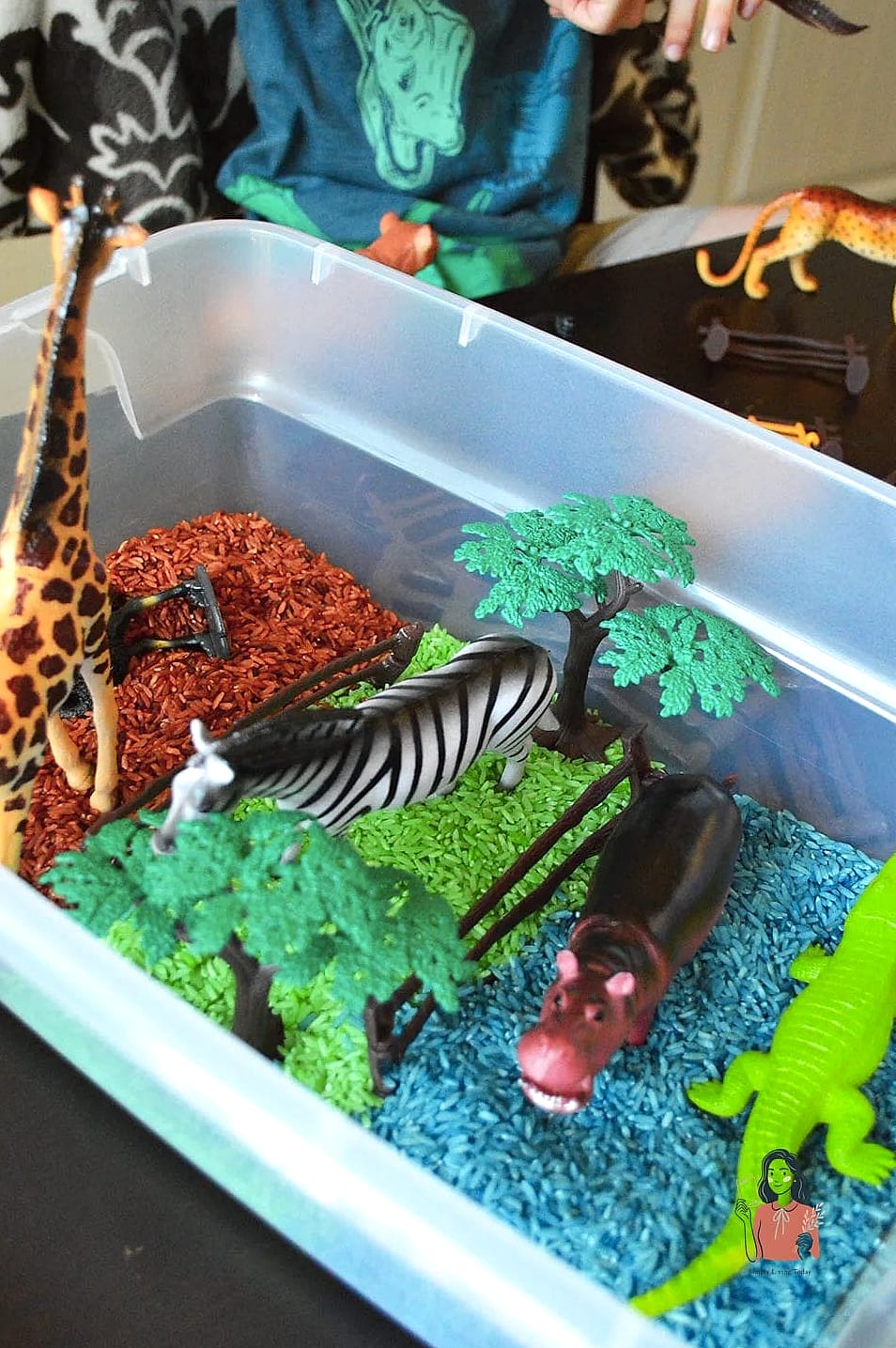 14. Safari Sensory Bin