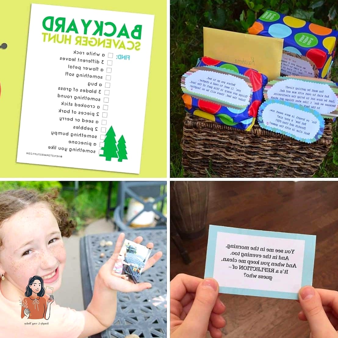 21 Adorable Birthday Party Games That Are Absolutely Perfect 5 Scavenger Hunt Party Trail