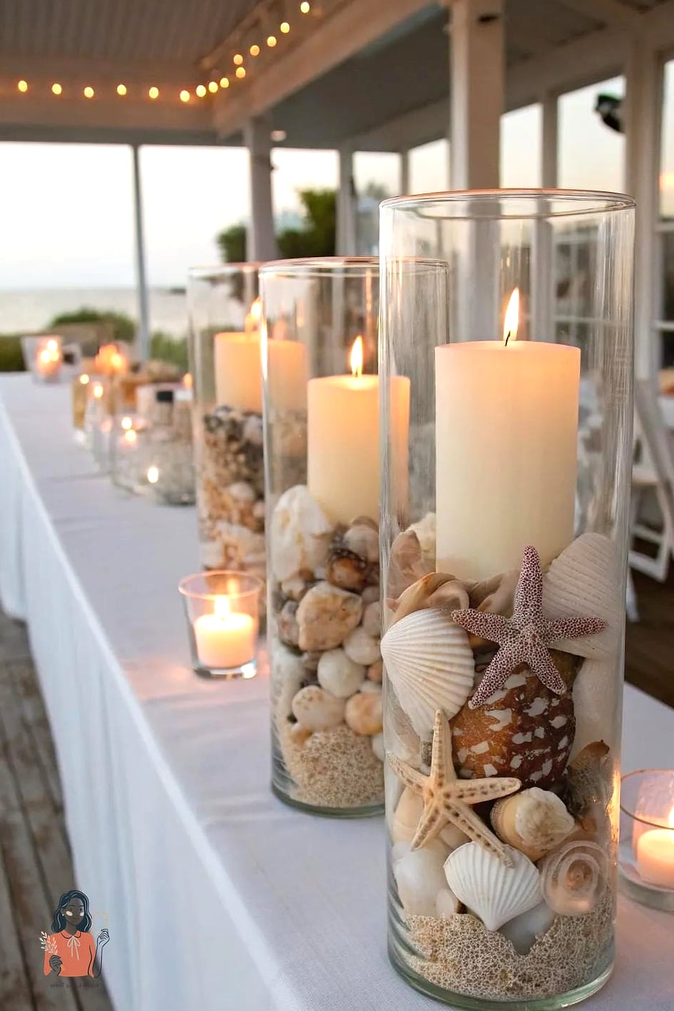 26 Simple Diy Table Centerpieces You Can Make This Weekend 13 Seashell Beach Centerpiece