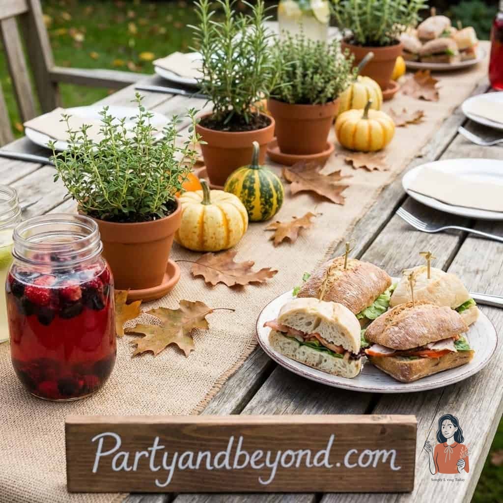 Seasonal Garden Theme Party