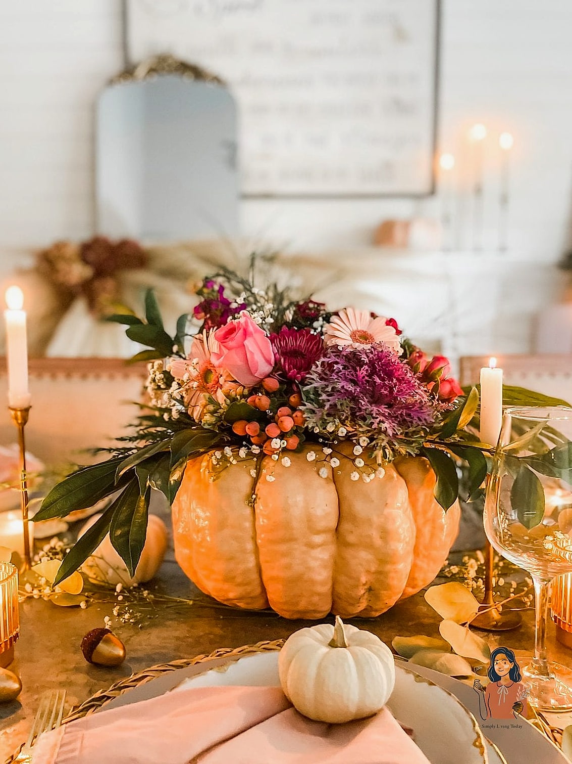 22. Seasonal Pumpkin or Gourd Displays