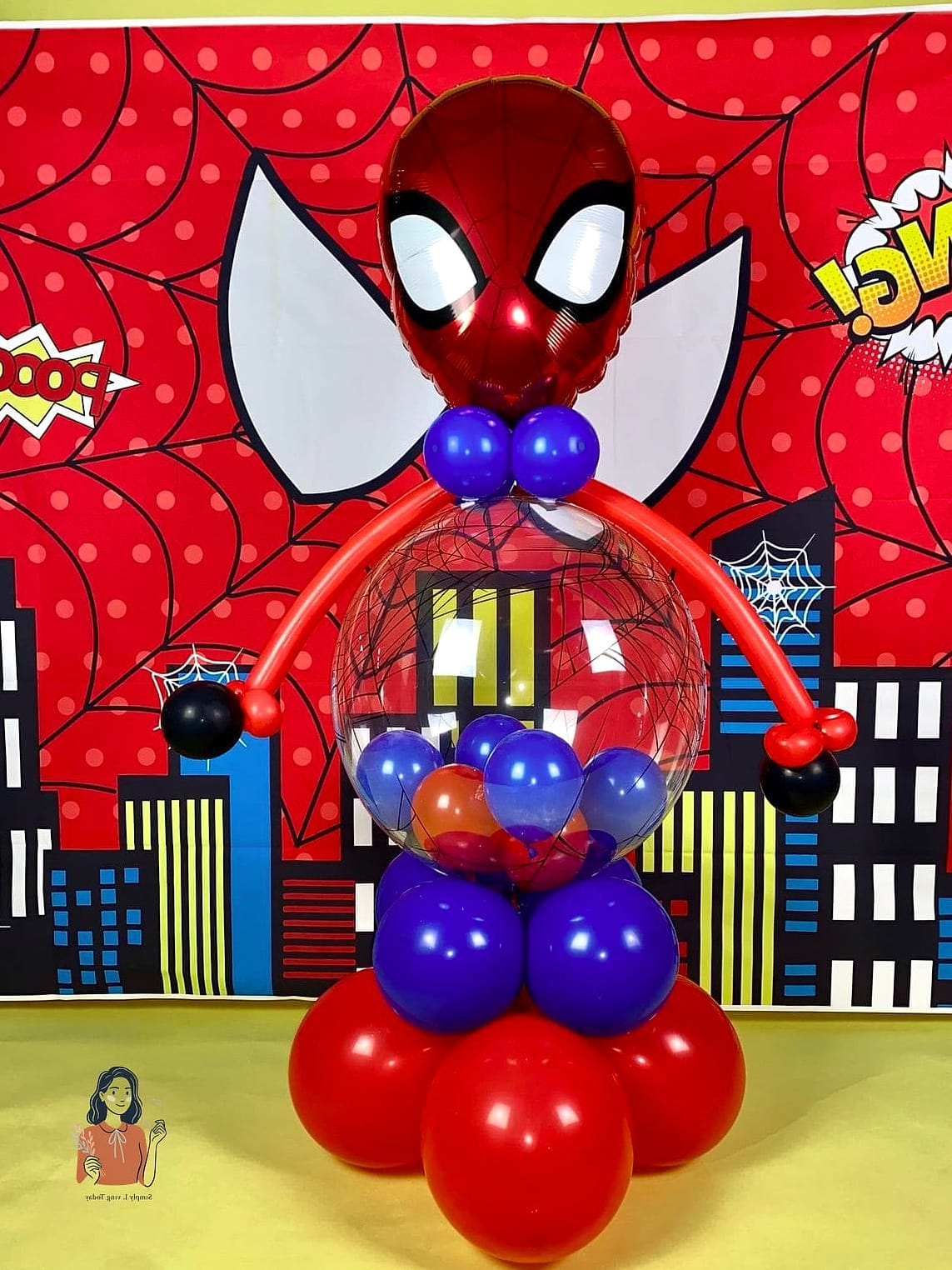 Spider Balloon Stomp