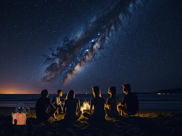 Stargazing Bonfire Party