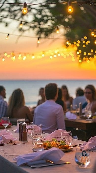 28 Adorable Outdoor Party Ideas That Are Absolutely Perfect 16 Sunset Dinner Party