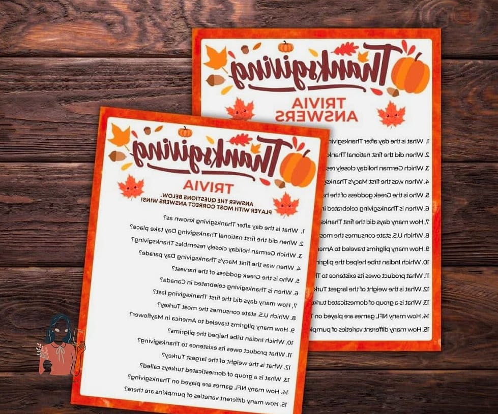 Thanksgiving Family Trivia Night