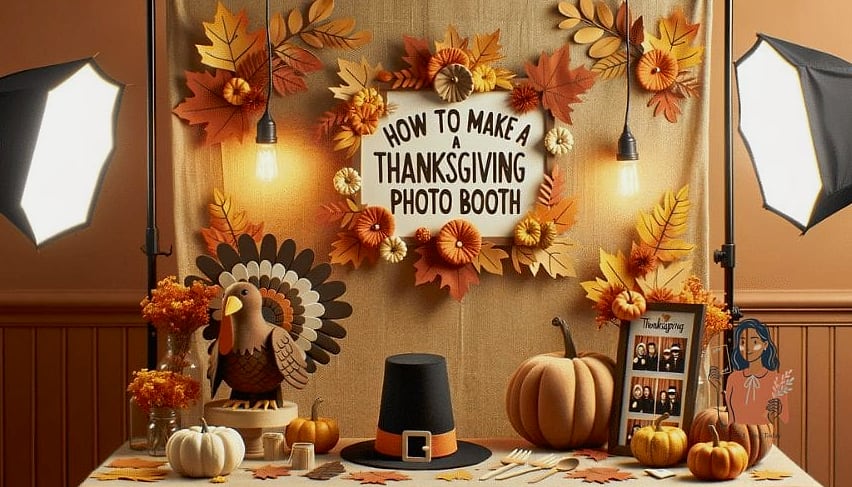 Thanksgiving Photo Booth Corner