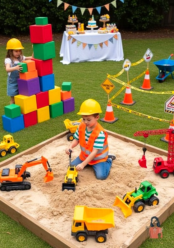 Toy Truck Sandbox