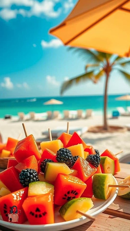 24 Unique Beach Party Ideas for the Best Party Ever 12 Tropical Food Table