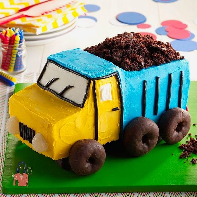 Truck-Shaped Cake