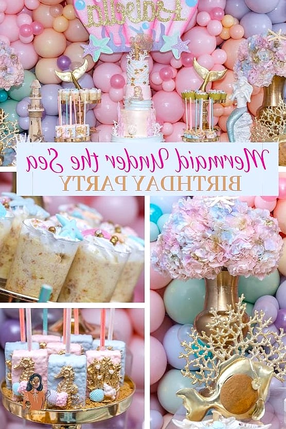 Under the Sea Mermaid Dessert Table
