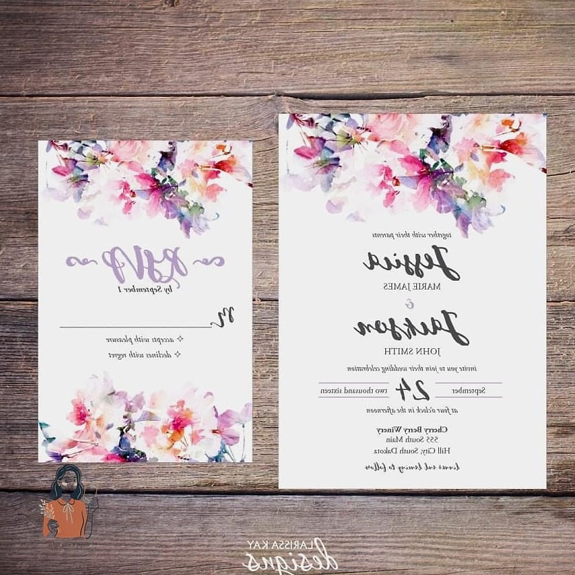 28 Simple Diy Invitations You Can Make This Weekend 2 Watercolor Floral Invitations