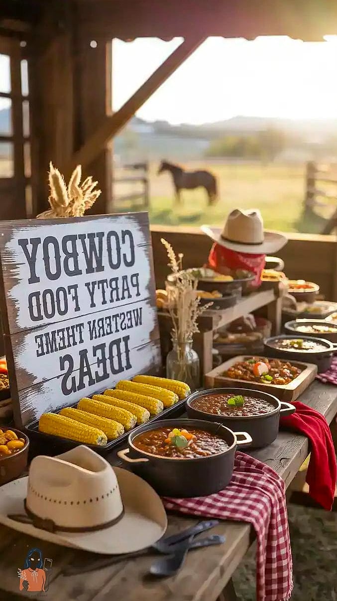 Western Food Station Signs