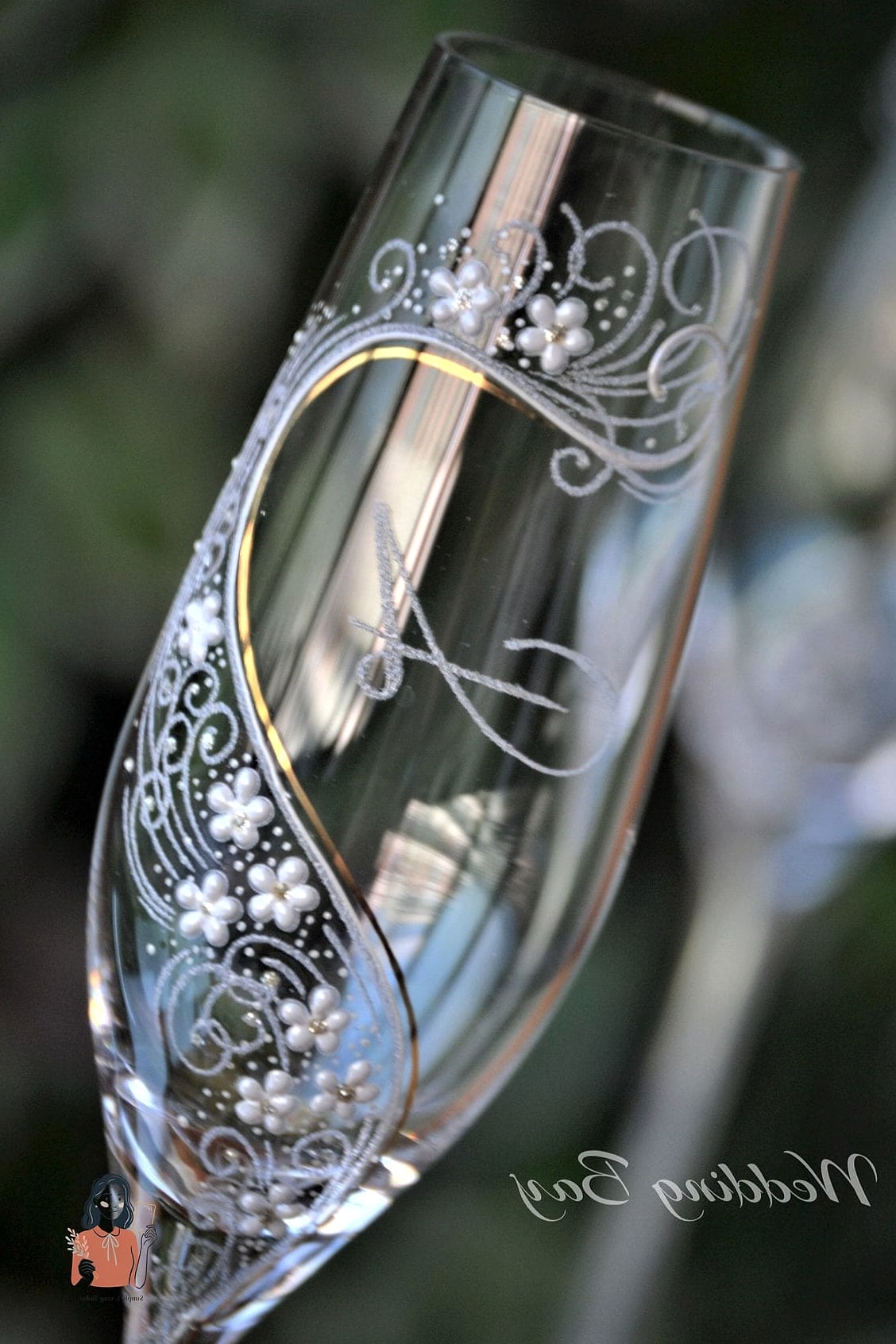 13. Wine Glass Candle Holders