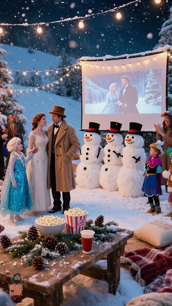 22 Unique Winter Party Ideas That Are Totally Pinterest-Worthy 9 Winter Wonderland Movie Night