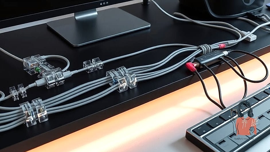 Add a Cable Management Box Behind the Nightstand