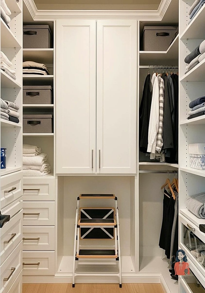 Add a Fold-Out Step Stool