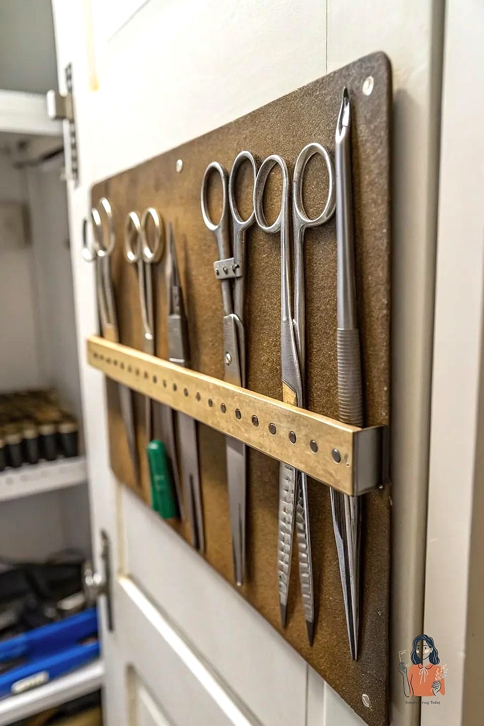 Add a Magnetic Strip for Metal Tools