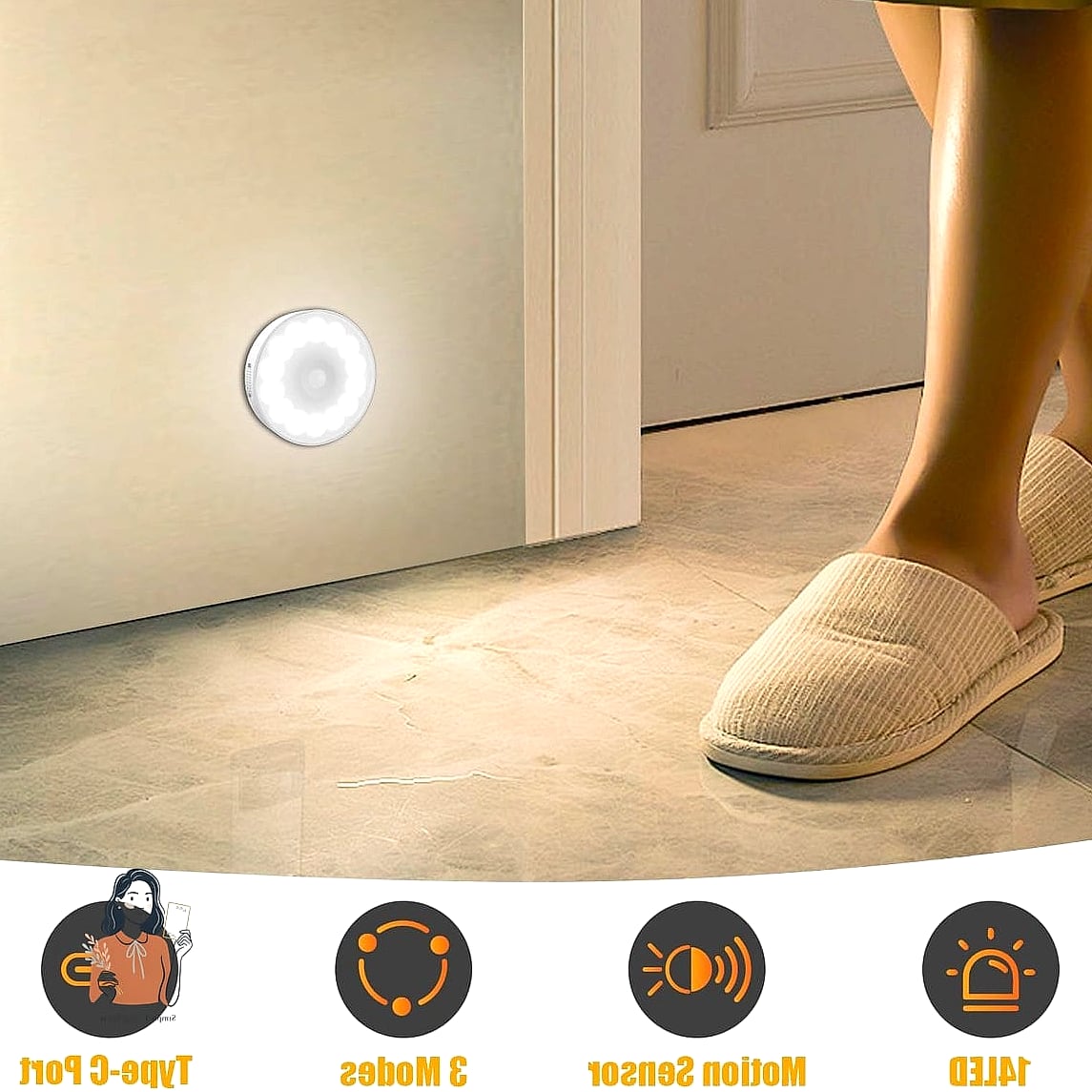 Add Motion-Sensor LED Lighting
