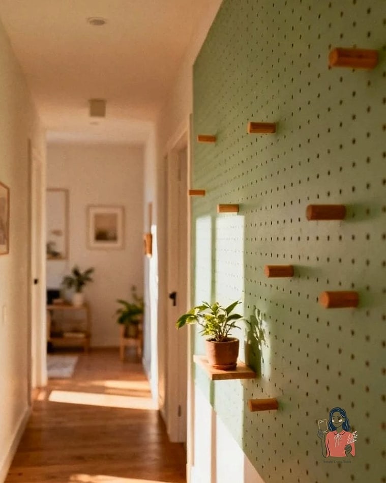 Add a Pegboard Panel for Flexible Storage