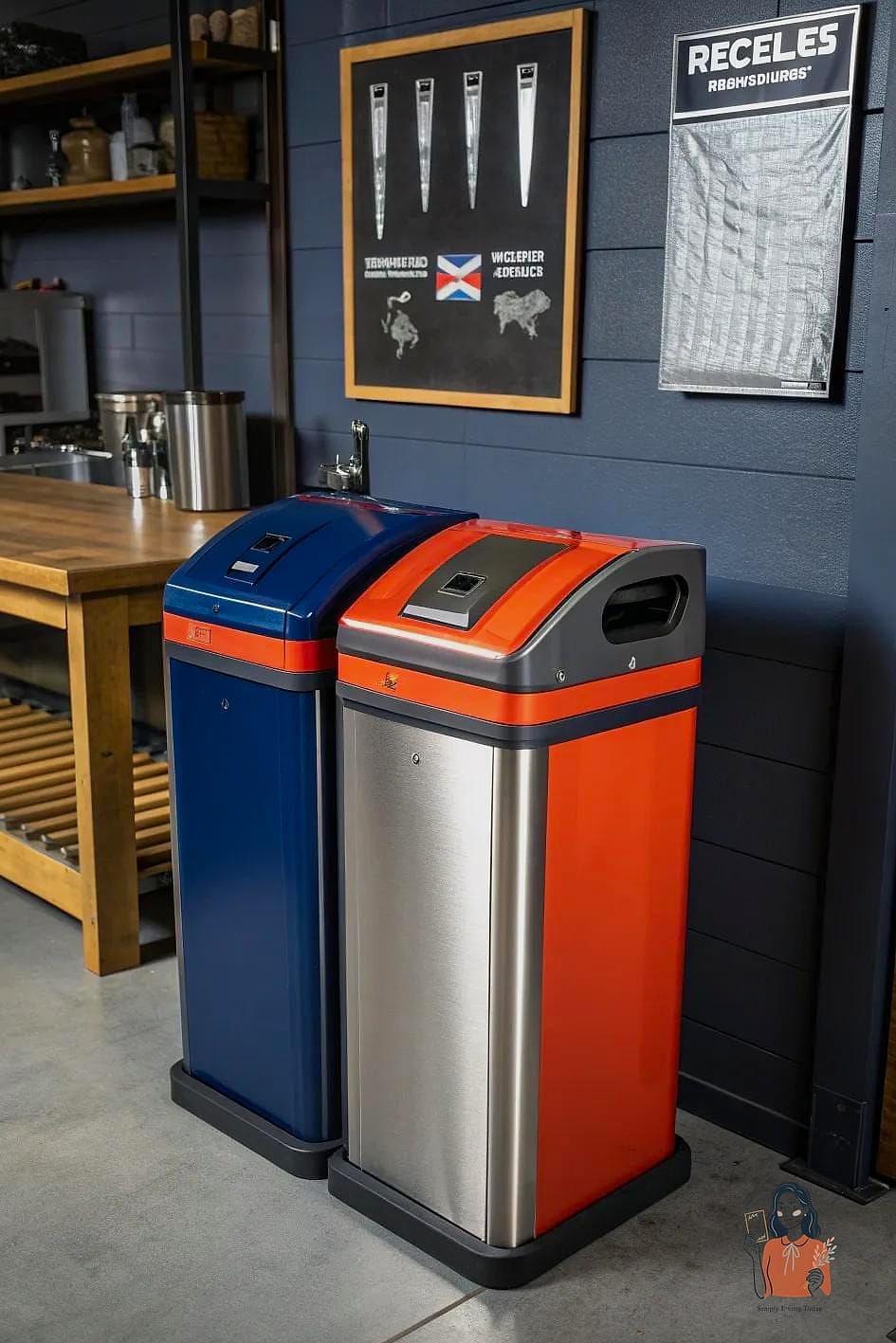 Add a Pull-Out Trash and Recycling Station
