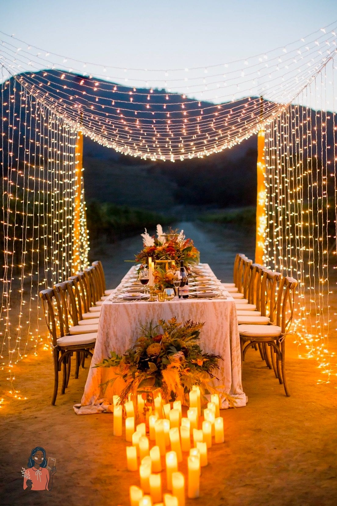 28 Unforgettable Wedding Planner That Are Absolutely Perfect 21 Add String Lights for a Backyard or Barn Reception
