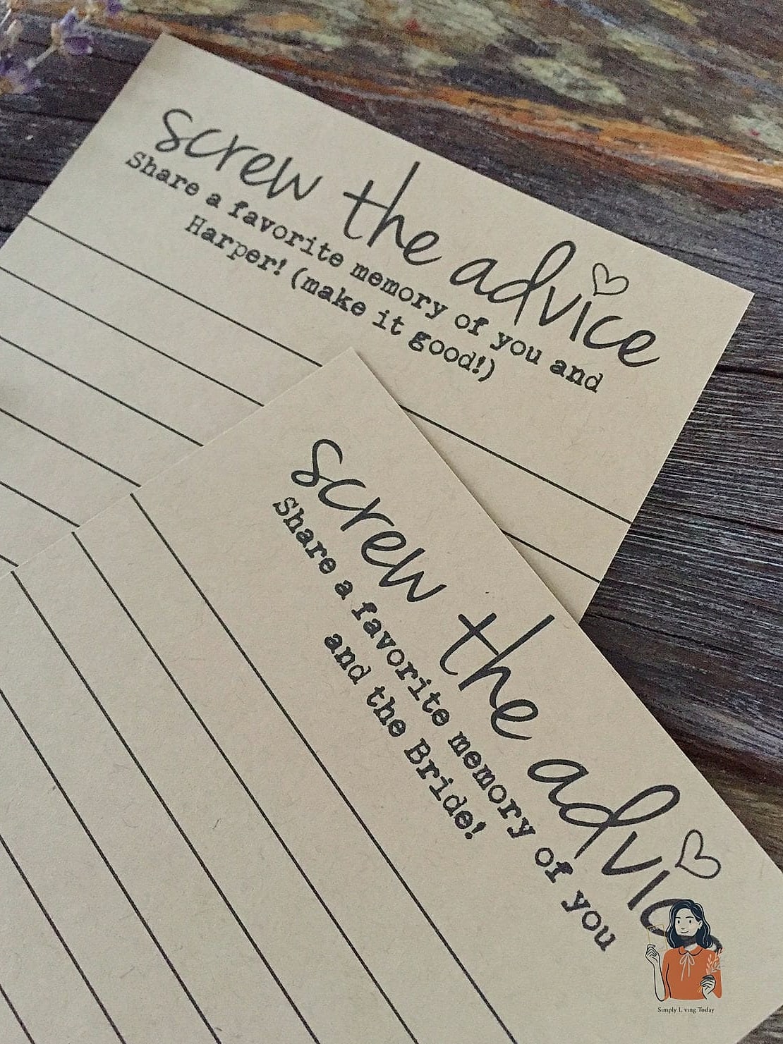 23 Brilliant Diy Party Games That Are Going Viral on Pinterest 9 Advice Card Station With a Twist