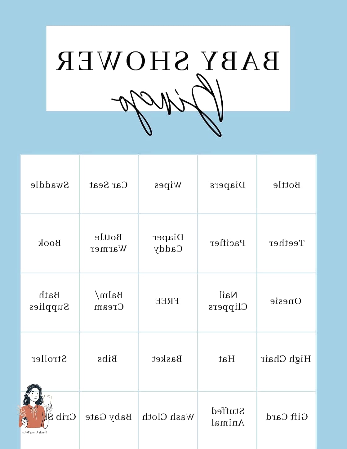 26 Unforgettable Printable Baby Shower Games That Are Totally Pinterest-Worthy 8 Baby Shower Bingo