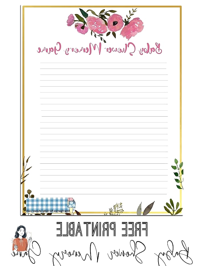 26 Unforgettable Printable Baby Shower Games That Are Totally Pinterest-Worthy 26 The Baby Shower Memory Game