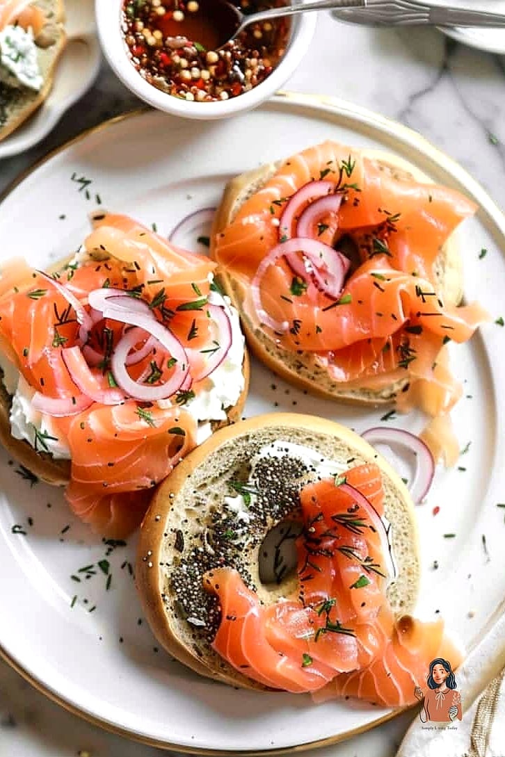 25 Adorable Party Food Platters for the Best Party Ever 15 Bagel and Lox Spread