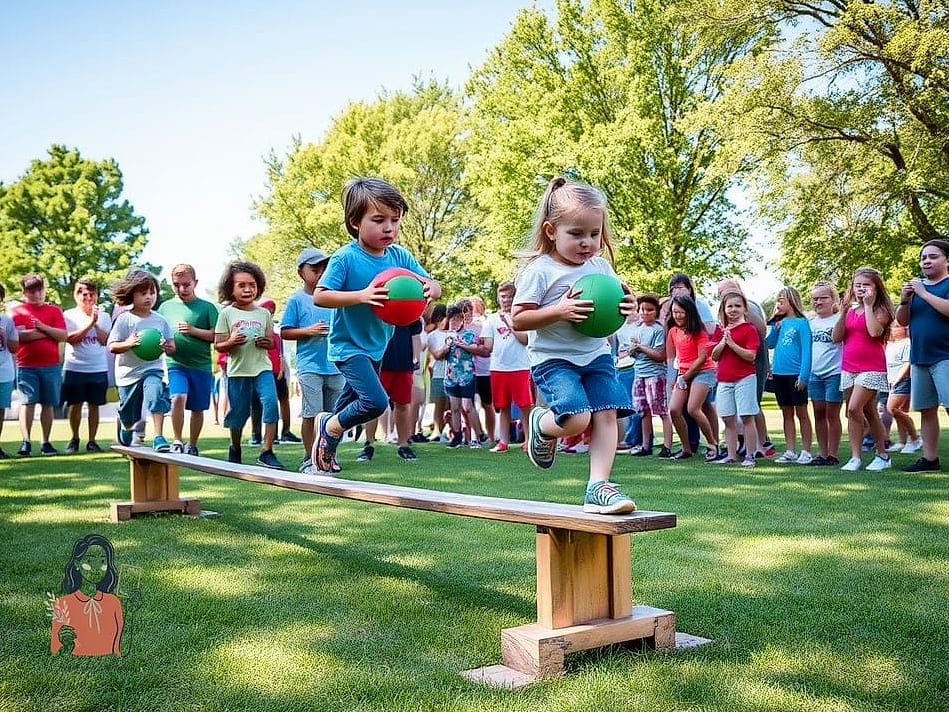 Balance Beam Log Walk