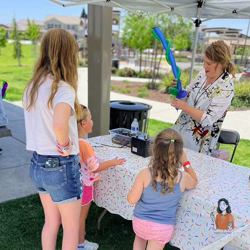 Balloon Animal Making Station