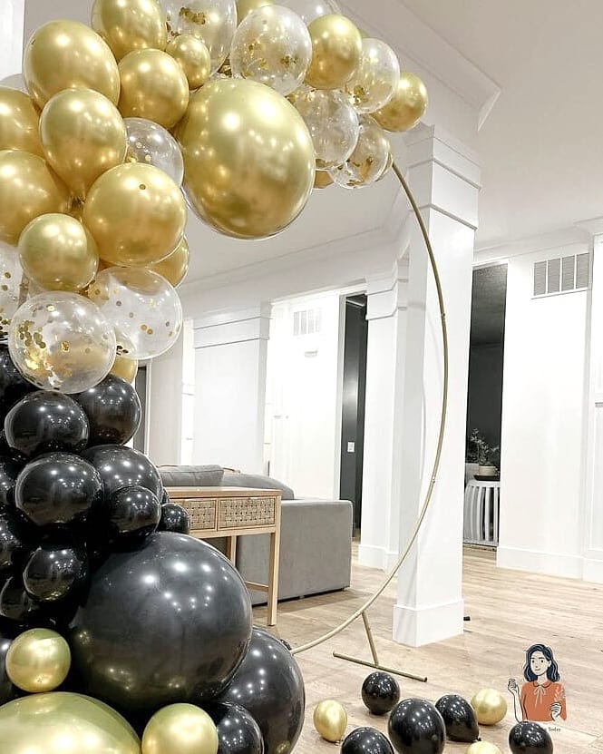 Balloon Garland Countdown Arch