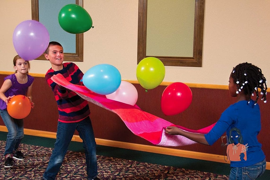 24 Simple Team Building Games For Kids That Are Going Viral on Pinterest 2 Balloon Pop Relay