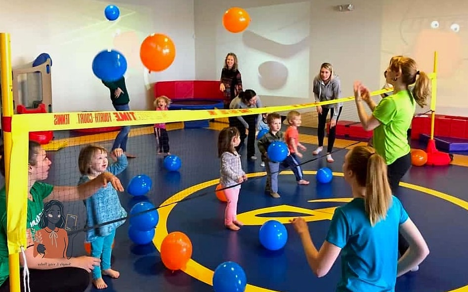 24 Simple Team Building Games For Kids That Are Going Viral on Pinterest 15 Balloon Volleyball with a Twist