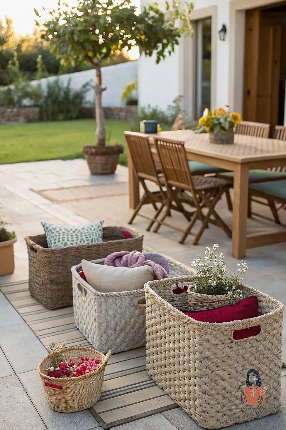 Baskets for Outdoor Bug and Sun Protection