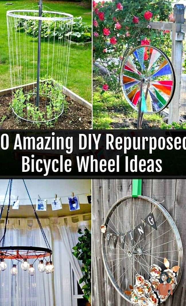 27 Budget-friendly Diy Hat Rack That Look Professional 27 Bicycle Wheel Rack