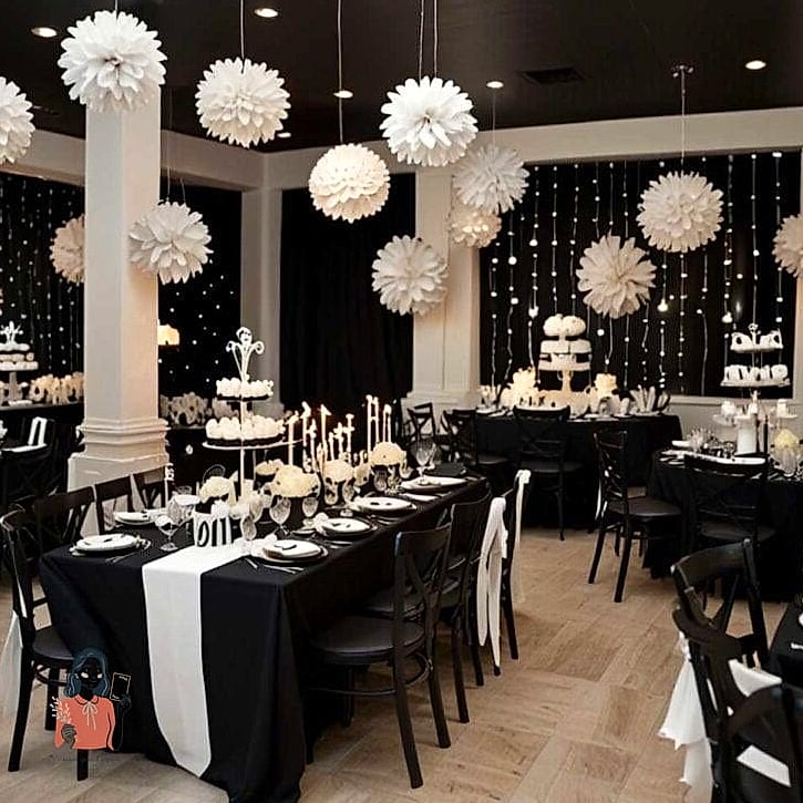 Black and White Masquerade