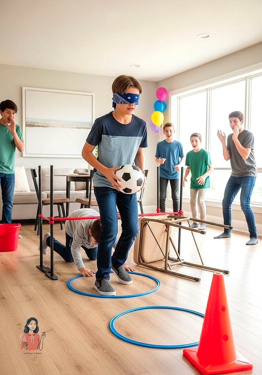 Blindfolded Obstacle Relay