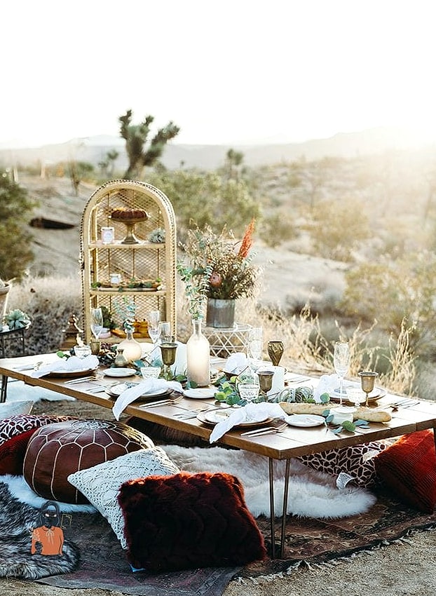 23 Adorable Party Theme Ideas That Are Absolutely Perfect 7 Boho Desert Sunset