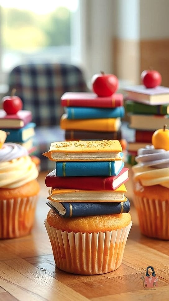 30 Simple Diy Cupcake Stand That Are Going Viral on Pinterest 6 Book Stack Display