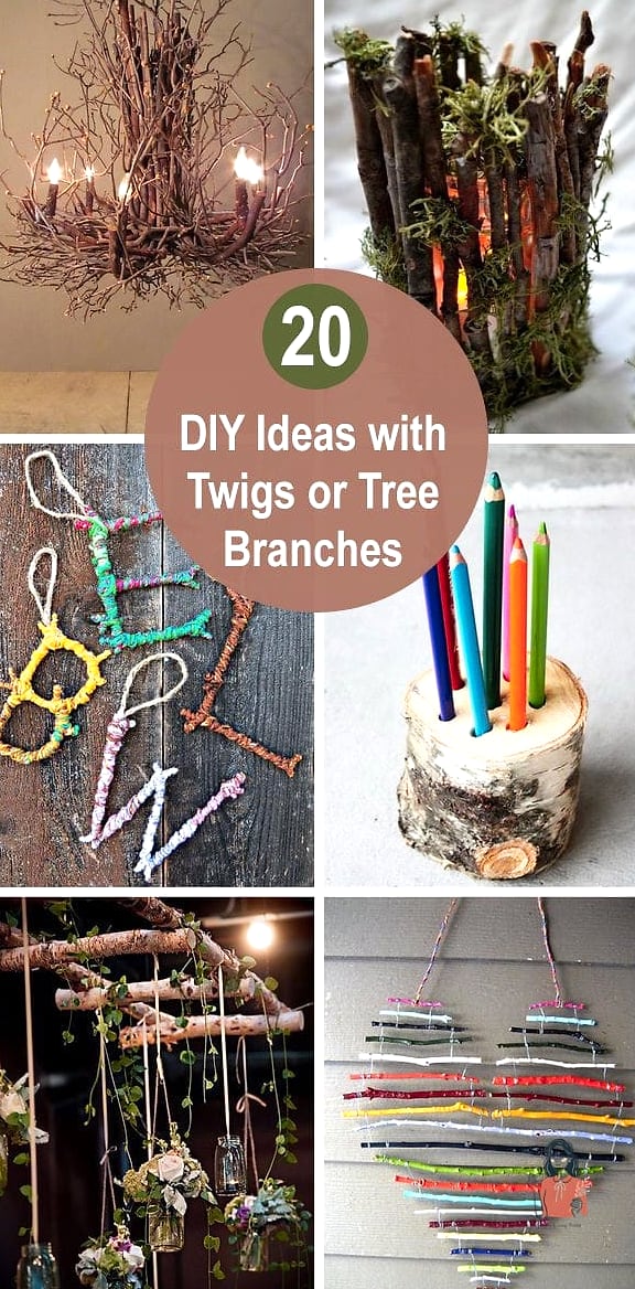 27 Budget-friendly Diy Hat Rack That Look Professional 16 Branch and Twig Rack