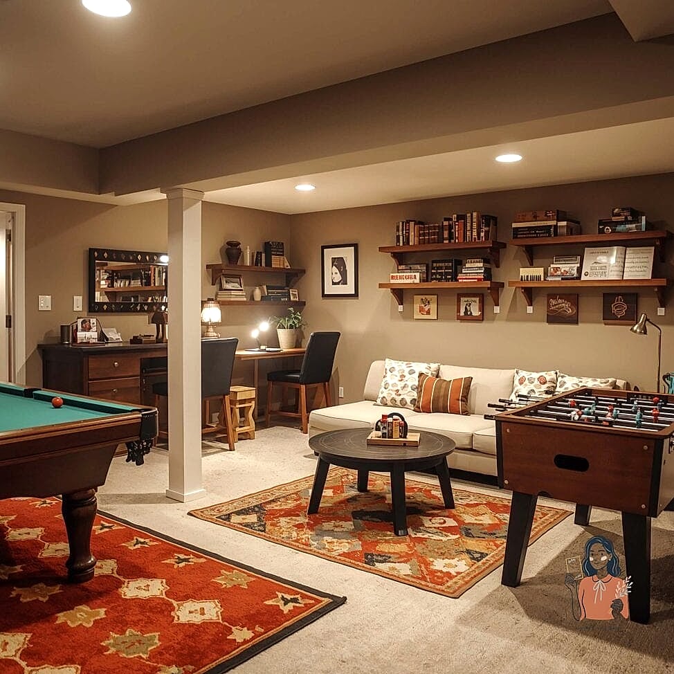 25 Brilliant Basement Organization Tips to Reclaim Your Space 18 Build a Family Command Center