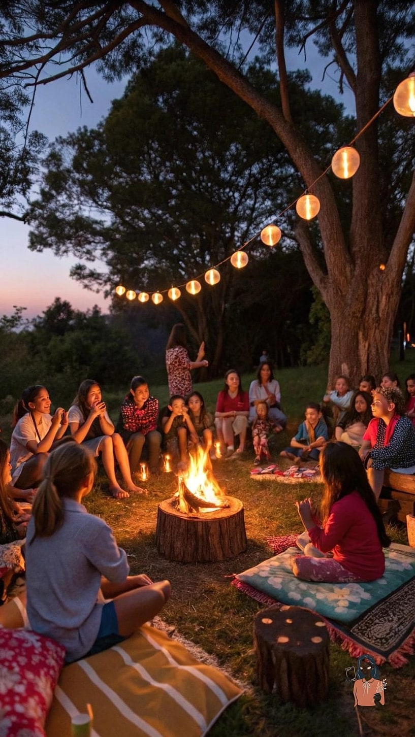 27 Amazing Party Games For Teenagers That Are Totally Pinterest-Worthy 28 Campfire Storytelling Circle
