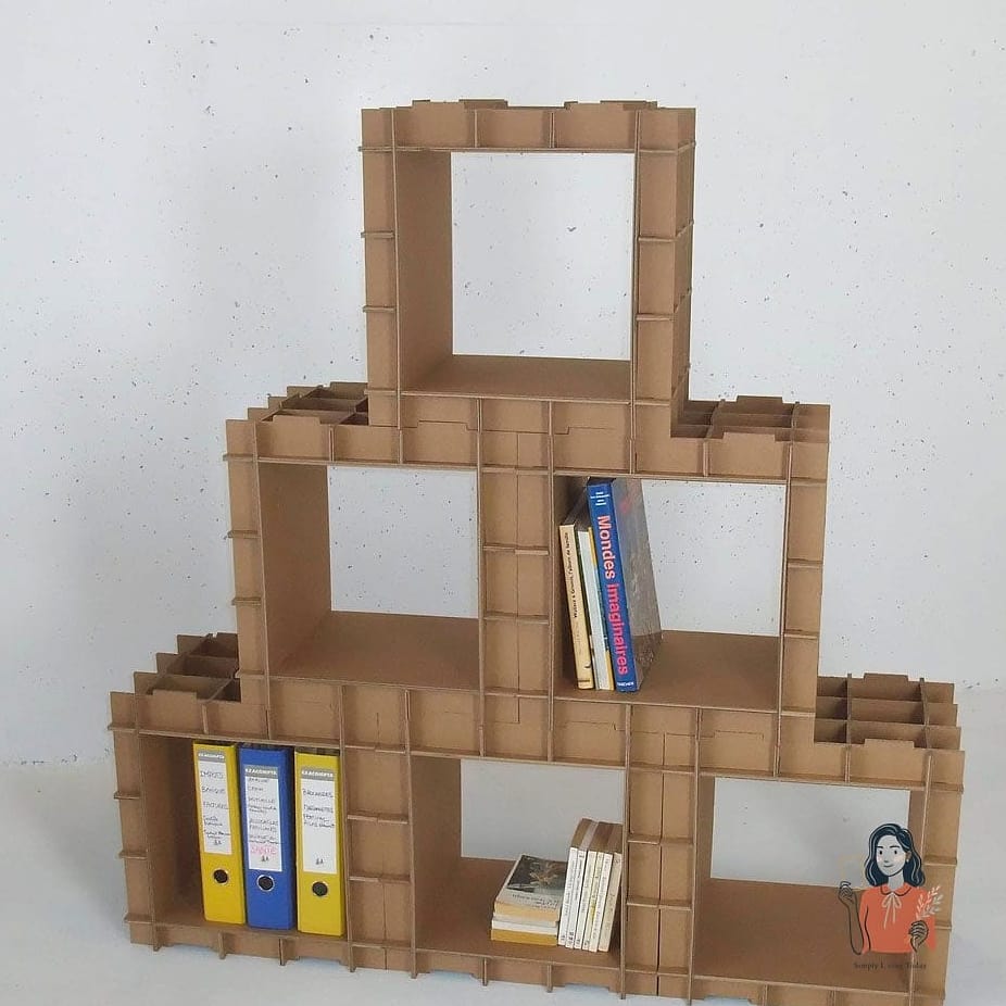 21 Clever Diy Bookshelf On a Budget 10 Cardboard Tube Shelving